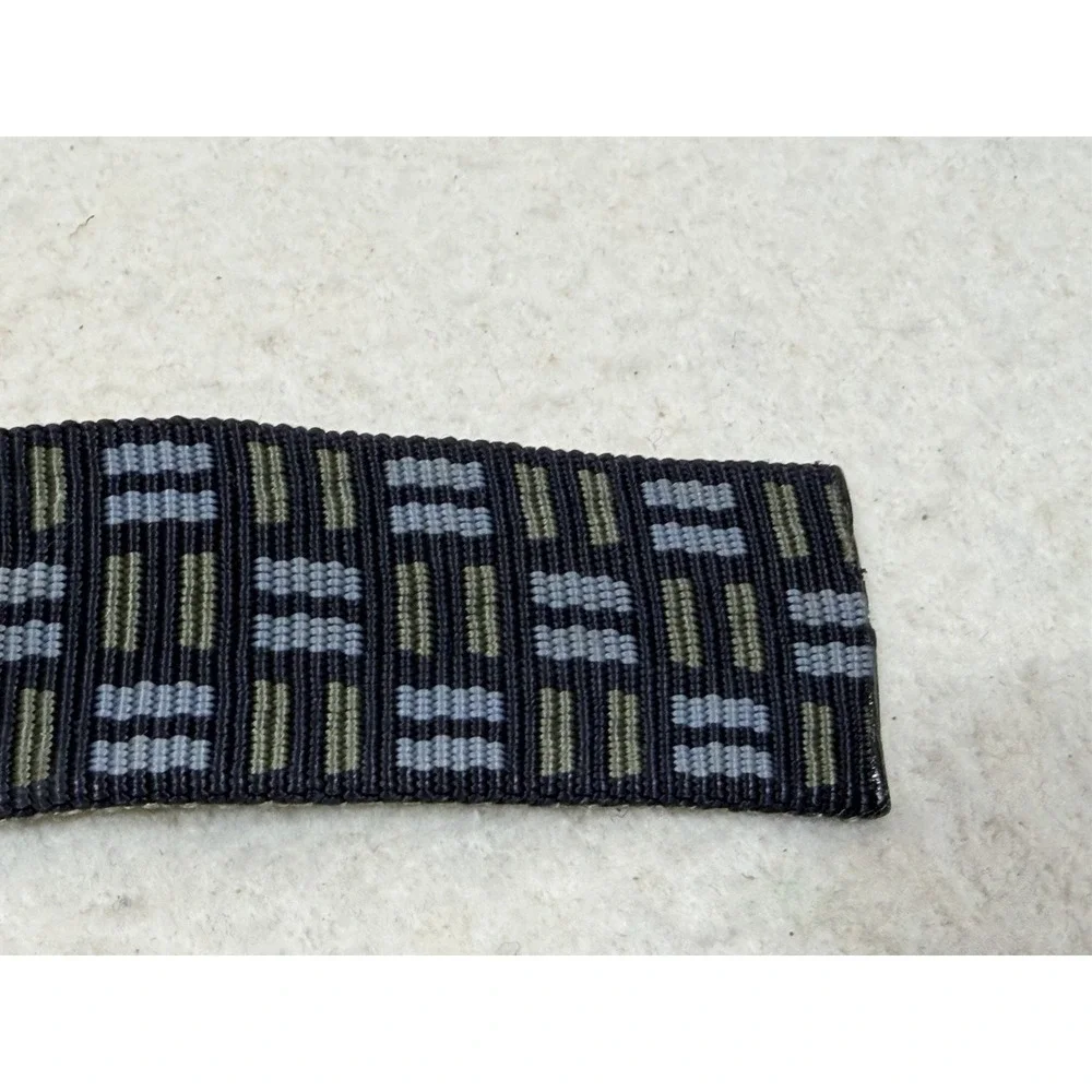 Mossimo Reversible Web Belt Geometric Pattern 1 Inch Casual Streetwear